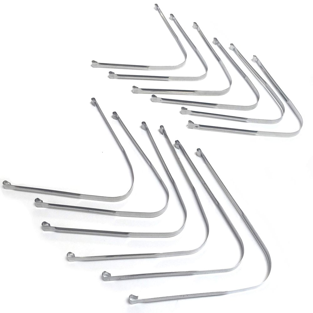 12 x Stainless Steel Tongue Cleaner Tongue Scraper - Patti