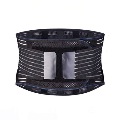 ZFF Lumbar Brace,Back Brace Support Belt-Helps Women & Men Relieve Lower Back Pain/Scoliosis,Correcting Waist Position (color : BLACK, Size : Xl)