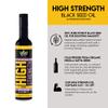 Black Seed Oil Cold Pressed 500ml High Strength Pure Virgin Oil from Organically Grown Nigella Sativa BlackSeed Blessed Cumin Seed Oil - Glass Bottle with a Free Priddyfair Nutrition Sachet Raw Honey view 2