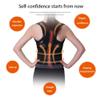 1Pcs Posture Corrector Back Braces Shoulder Waist Lumbar Support Belt Humpback Prevent Body Straighten Slouch Compression Pain Relief (S,M,L,XL,XXL) view 3