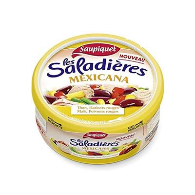 Saupiquet - Saladires Mexicana Snacking 220G - Lot of 4 - Price Per Lot - Fast Delivery