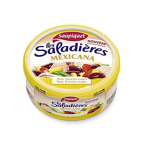 Saupiquet - Saladires Mexicana Snacking 220G - Lot of 4 - Price Per Lot - Fast Delivery