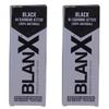 BlanX:"Black" Whitening Black Toothpaste - 2.54 Fluid Ounces (75ml) Tube (Pack of 2) [ Italian Import ] view 1