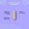 Magnesium Glycinate Complex - 2145mg Bisglycinate + Citrate - Magnesium Supplements - Vitamins B5 + B6 + C - 120 Capsules Vegan Nutralie view 4