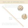 HOSSIAN Reed Diffuser Sticks - Wood Rattan-Reed Sticks -Diffuser Glass Bottles-Diffuser Refills- Spa-Aromatherapy (9"*3") view 2