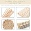 HOSSIAN Reed Diffuser Sticks - Wood Rattan-Reed Sticks -Diffuser Glass Bottles-Diffuser Refills- Spa-Aromatherapy (9"*3") view 4