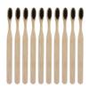Domybest 10pcs Bamboo Toothbrushes, Recyclable & Biodegradable, Soft Head Bamboo Oral Care Eco Toothbrush view 1