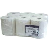 RTW175 White Towel Roll 2 -ply 20cmx175M (CASE-6)