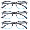 MODFANS Women Reading Glasses 2.0 3 Pair Stylish Ladies Readers with Comfort Spring Hinge Pattern Design for Fashion Women Reading Pouch Included view 2