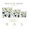 Bee's Wrap 3 Pack Eco-Friendly Reusable Food Wraps Made of Durable Plastic view 2