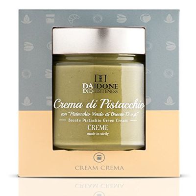 Daidone - Handmade Sicilian PDO Pistachio Cream - 12 Jars of 220g