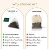VAHDAM, English Breakfast Black Tea Bags (100 Count) High Caffeine | Strong, Robust & Flavoury | Pyramid Tea Bags | Full Bodied Black Tea Leaves view 3