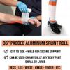 2 Pack Universal Aluminum Roll Splint Medical Polymer Fixture Bone First aid - 36 INCH view 4