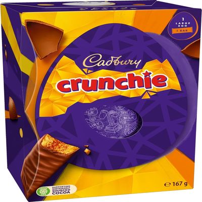 Cadbury Crunchie Large Easter Egg, 258g