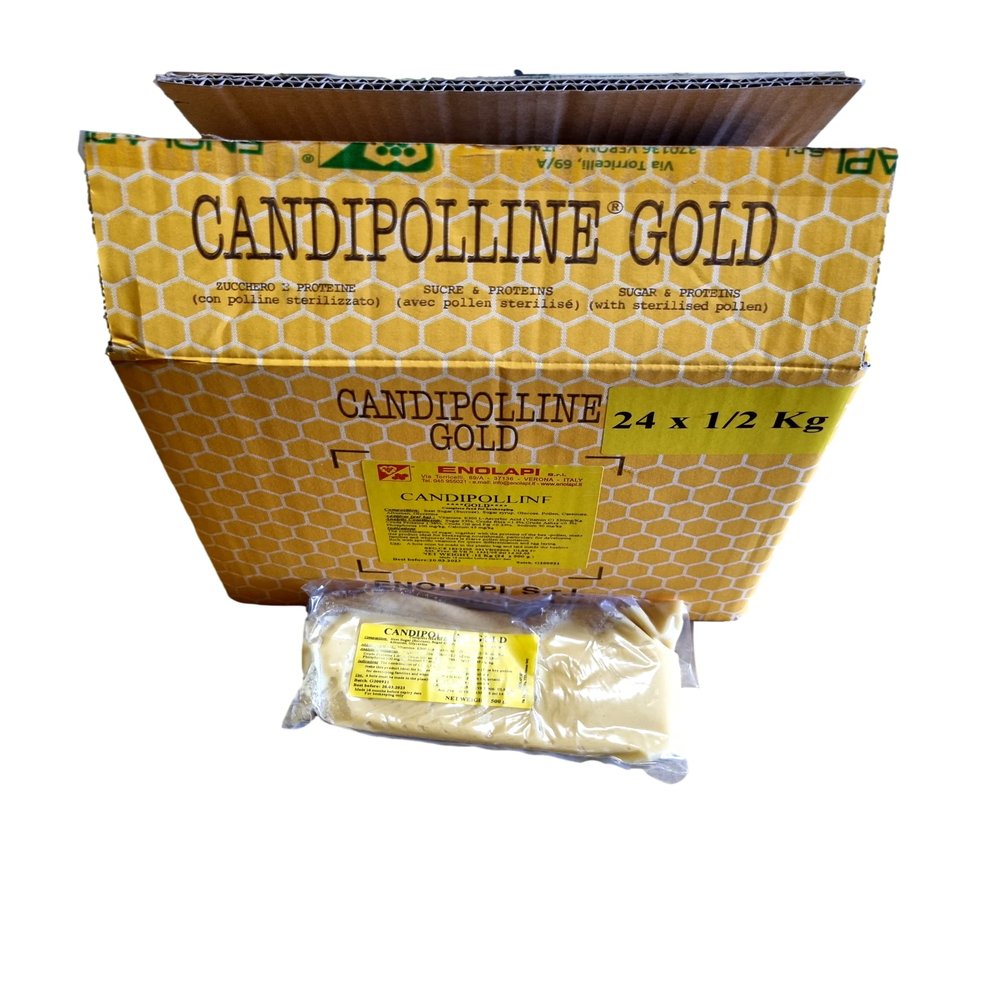 Beekeeping Supplies UK Ltd - 1 x 500g Pack of Candipolline Gold - A Total of 500g - Excellent Date May 2027 +MBK