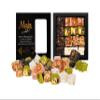 Mughe Gourmet Luxury Sultan Pistachio Turkish Delight Candy Elegant Gift Box - 12.35oz/350g - Lokum Delights Orange, Hazelnut, Almonds - Perfect Gifts for Mother's Day, Father's Day, Birthday view 1