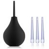 TopQuaFocus 8oz Enema Bulb Kit Clean Anal Douche for Men Women with 4 Replaceable Nozzles view 1