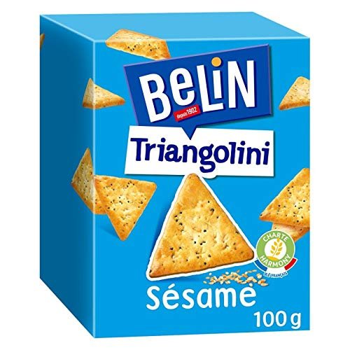 Belin - Crackers Triangolini 100G - Lot of 4 - Price Per Lot - Fast Delivery