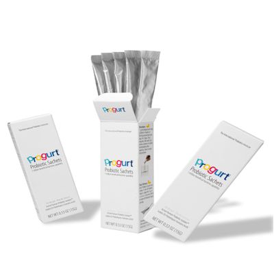 Progurt Probiotic. 1 Trillion CFU. Beneficial Human Probiotic Isolates - HPI (5 Pack) | Soothing & Super-Strength | Shelf Stable for Travel | Vegan | No Lactose. No Soy. Gluten Free.