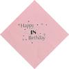 Celebration Station 18th Birthday Luxury 3 Ply Napkins - Pink - Pkt 15 view 1