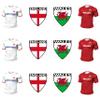 AK Giftshop Six 6 Nations Rugby Themed Precut Edible Cupcake Toppers Cake Decoration - England V Wales (24 Cake toppers) view 2