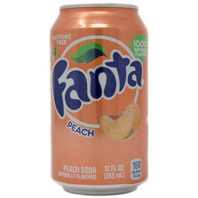 Fanta Peach Can 355ml (24 Pack)