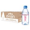 evian Mineral Water, Naturally Filtered Drinking Water, 330ml Bottled Water Crafted by Nature, Case of 24 x 330ml evian Water Bottles view 1
