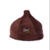 Ger3as Sauna Hat for Men and Women 100% Cotton with Embroidery Wellness Hat Brown view 1