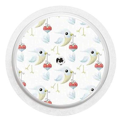 2X Birds with Heart - Sticker Skin for Freestyle Libre sensors