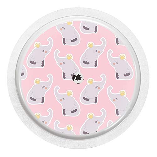 2X Pink Elephants - Sticker Skin for Freestyle Libre sensors