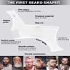 Beard Shaping & Styling Tool With Comb for Perfect line up & Edging For Men's Jaw Cheek/Neck Line, Symmetric/Curve/Step Cut Works with Any Beard Razor Electric Trimmers or Clippers (Clear-1pcs) view 2