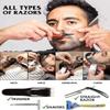 Beard Shaping & Styling Tool With Comb for Perfect line up & Edging For Men's Jaw Cheek/Neck Line, Symmetric/Curve/Step Cut Works with Any Beard Razor Electric Trimmers or Clippers (Clear-1pcs) view 3
