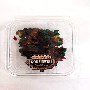 Candied Fruits tricolored Melons Cubes - 250 g