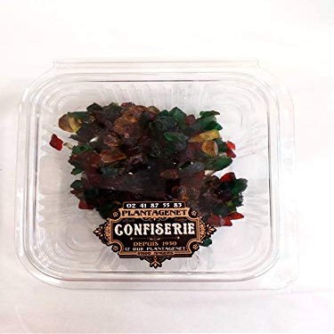 Candied Fruits tricolored Melons Cubes - 250 g