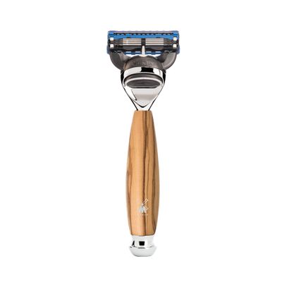 MHLE 5-Blade Razor, Olive Wood