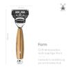 MHLE 5-Blade Razor, Olive Wood view 4