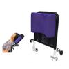 Adjustable Wheelchair Headrest Neck Support, Wheelchair Universal Accessories, for 16-20" Adults Travel,Purple view 2