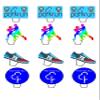 Made4You 75th Park Run - Edible Cupcake Toppers - Stand-up Wafer Cake Decorations (12) view 2