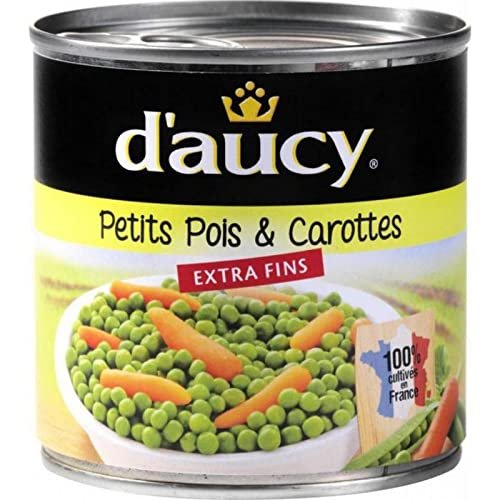 D'Aucy Peas & Carrots Extra Fins 400G (Lot 10)