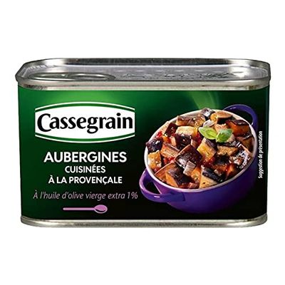 Cassegrain Eggplant Cuisina  ES  The Provenal at L   D   Oil Extra Virgin Olive 375g (Pack of 5)