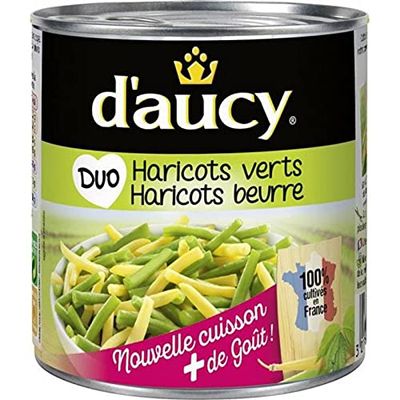 D'Aucy Duo Green Beans & Butter Beans 225G (Lot 10)