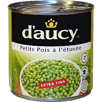 D'Aucy Peas L     E Etuv Extra Fins 400G (Lot 10)