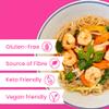 Barenaked Konjac Noodles | 6 x 380g Multipack | Low Calorie & Keto Friendly | Vegan & Gluten Free | Fat Free & Low Carb | 12 Servings view 4