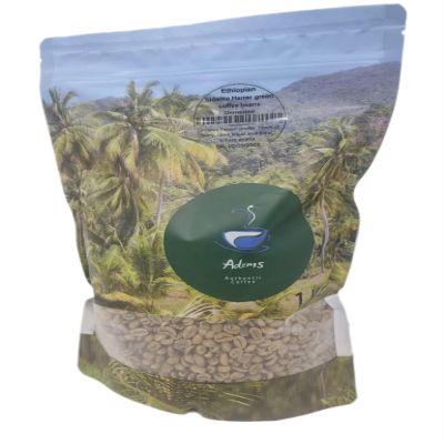 Adems sidamo ethiopian green coffee beans premium unroasted beans for home and business roasting 1 kg (Sidamo)