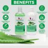 Waxing Pre- and Post-Treatment Set. Pre-Treatment Lotion with Aloe Vera and After-Treatment Milk with Aloe Vera view 4