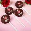 Ghasitaram Gifts Valentine Gifts Valentine Chocolate - Set of 4 I Love U Lollies view 1