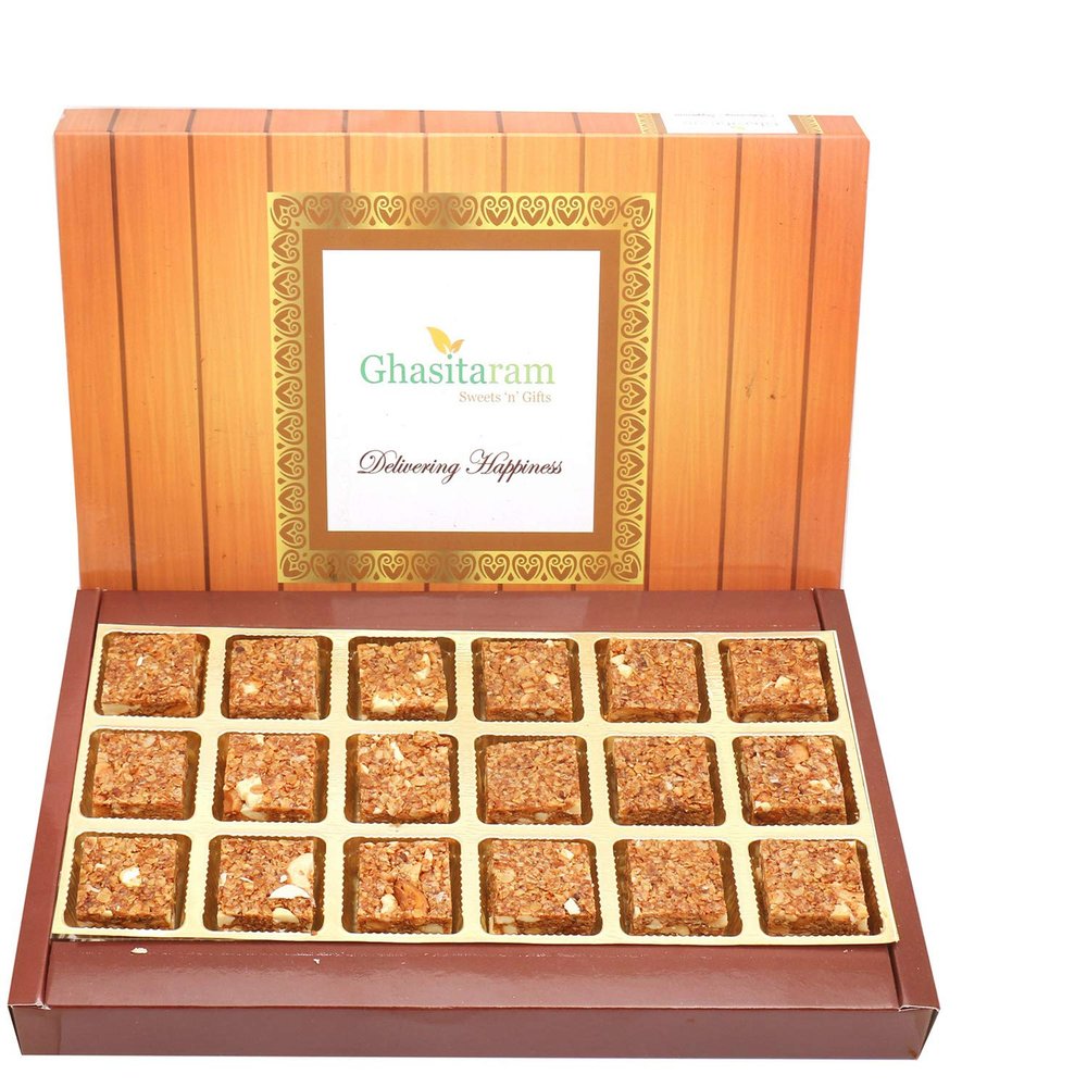 Ghasitaram Gifts Valentines Gift for Girlfriend / Boyfriend / Husband and Wife - Healthy Hampers - Granola Bites 18 pcs Box