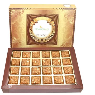 Ghasitaram Gifts Valentines Gift for Girlfriend / Boyfriend / Husband and Wife - Healthy Hampers - Granola Bites 24 pcs Box