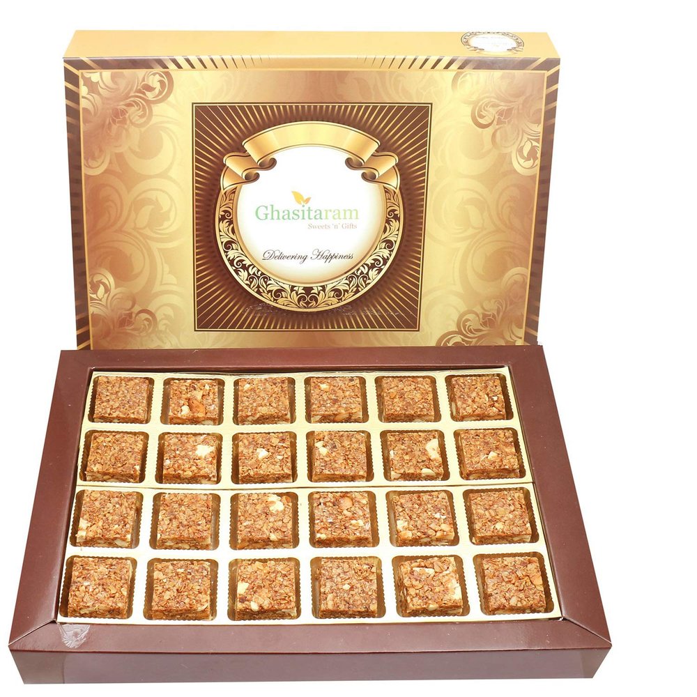 Ghasitaram Gifts Valentines Gift for Girlfriend / Boyfriend / Husband and Wife - Healthy Hampers - Granola Bites 24 pcs Box