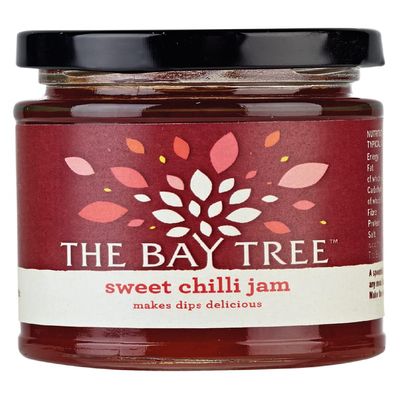 The Bay Tree Sweet Chilli Jam - Sweet & Sticky Makes Delicious Sauces Great with Crackers & Cheese Sensational in Sauces Traditional Cooking Methods Suitable for Vegetarians - 220g Jar, (Pack of 1)